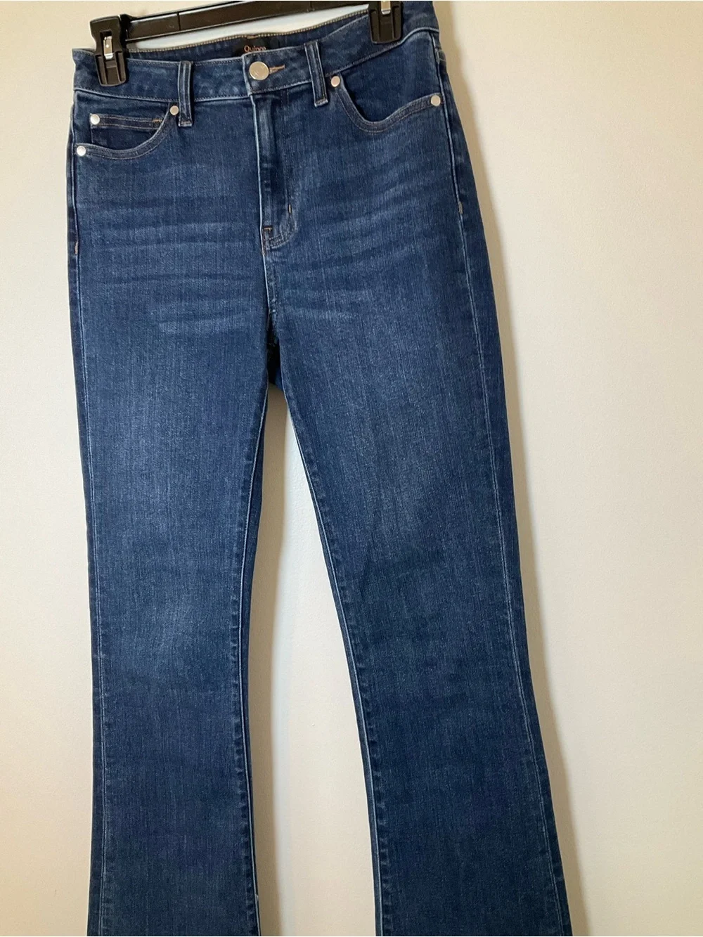 Quince High Rise Flare Jeans Dark Wash Size 26